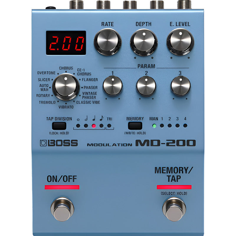 Boss Md-200 Pedal De Efectos Modulation Azul