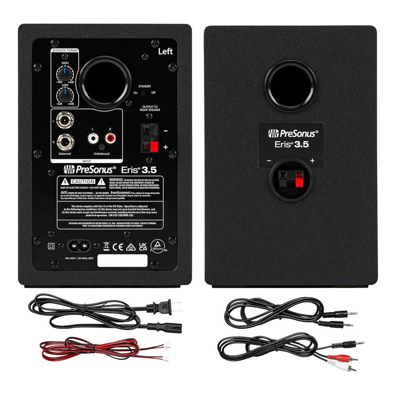 Presonus Eris E3.5 Monitores De Estudio 2da Gen Negro