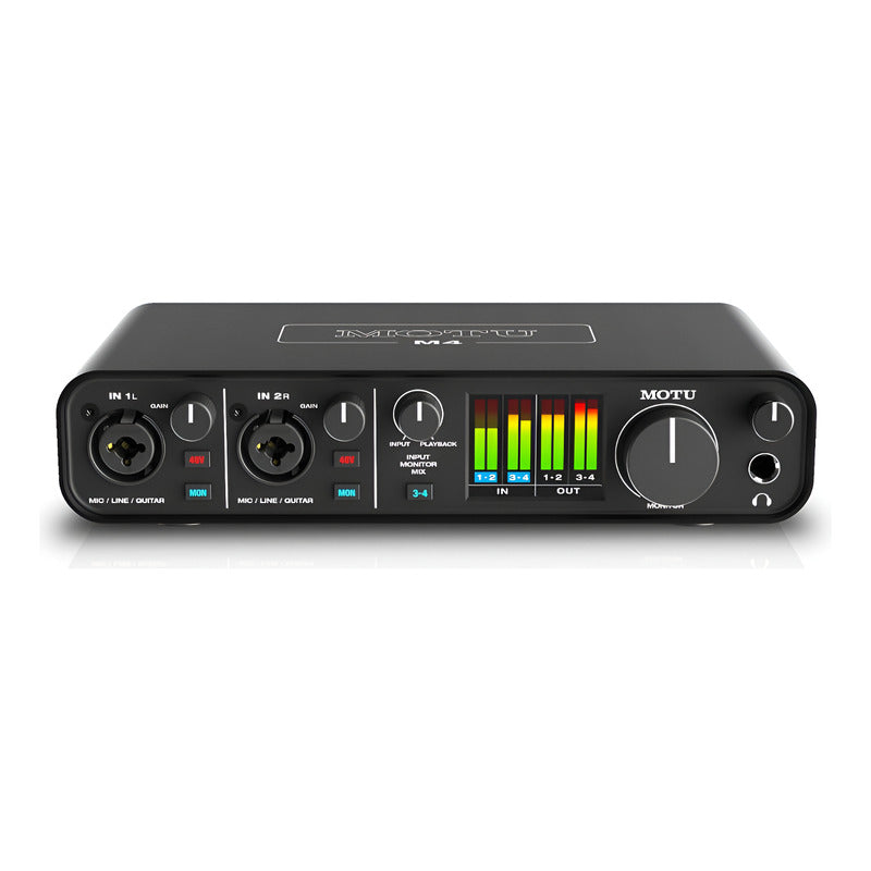 Motu M4 Interfaz De Audio Usb-c 4x4 192 Khz 24 Bit Negro