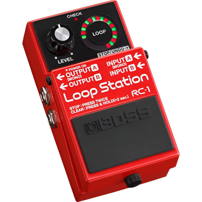 Boss Rc-1 Pedal Efectos Loop Station Rojo