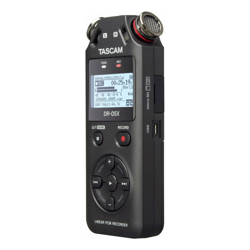 Tascam Dr-05x Grabadora Portatil Negro