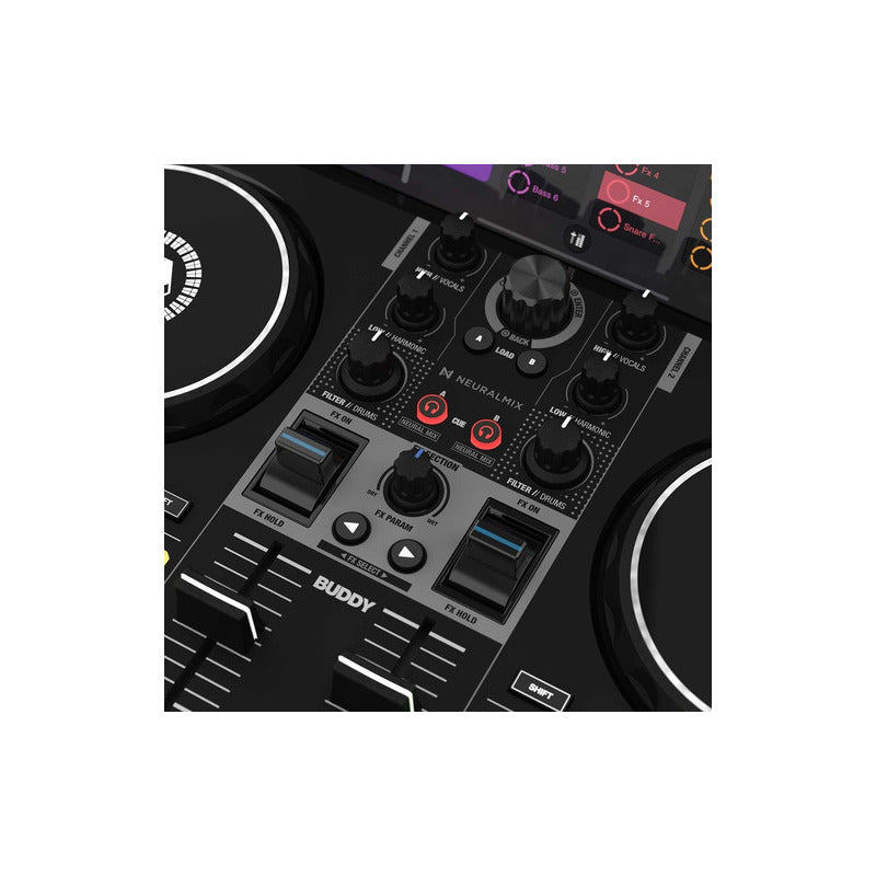Reloop Buddy Controlador Dj 2 Canales Djay Negro