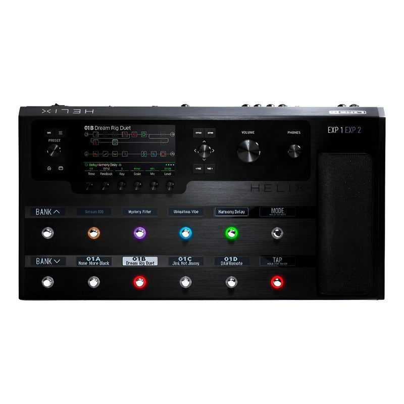 Line 6 Helix Pedal De Efectos Negro