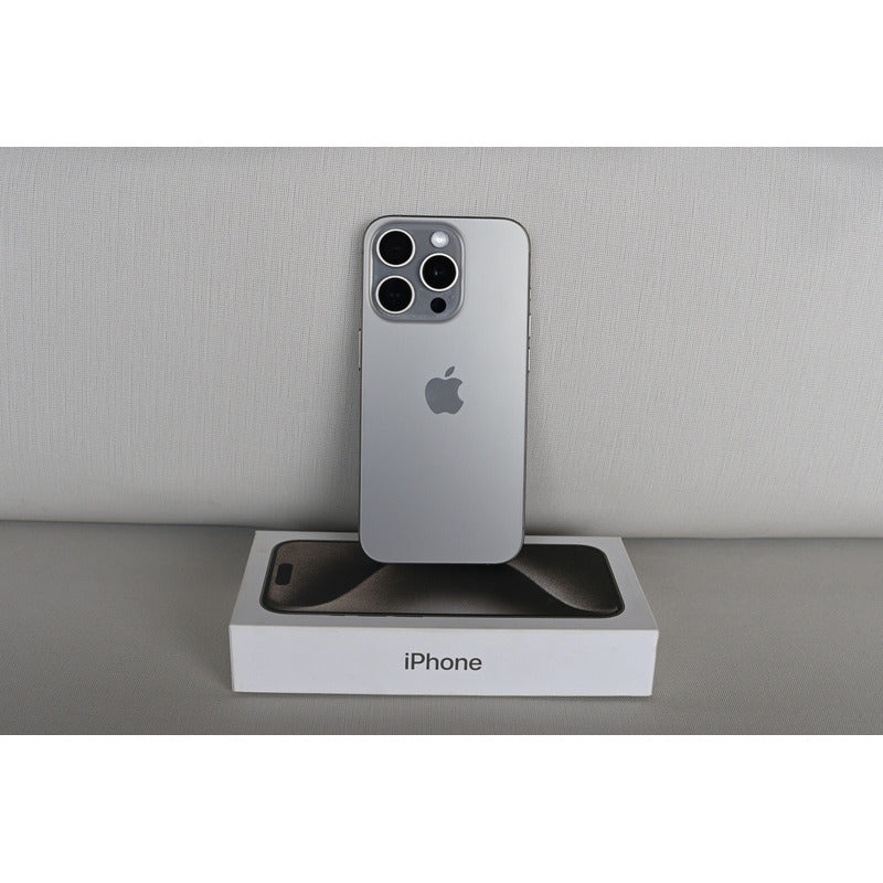 Apple iPhone 15 Pro 128 Gb 10/10 95% Batt Titanio Natural