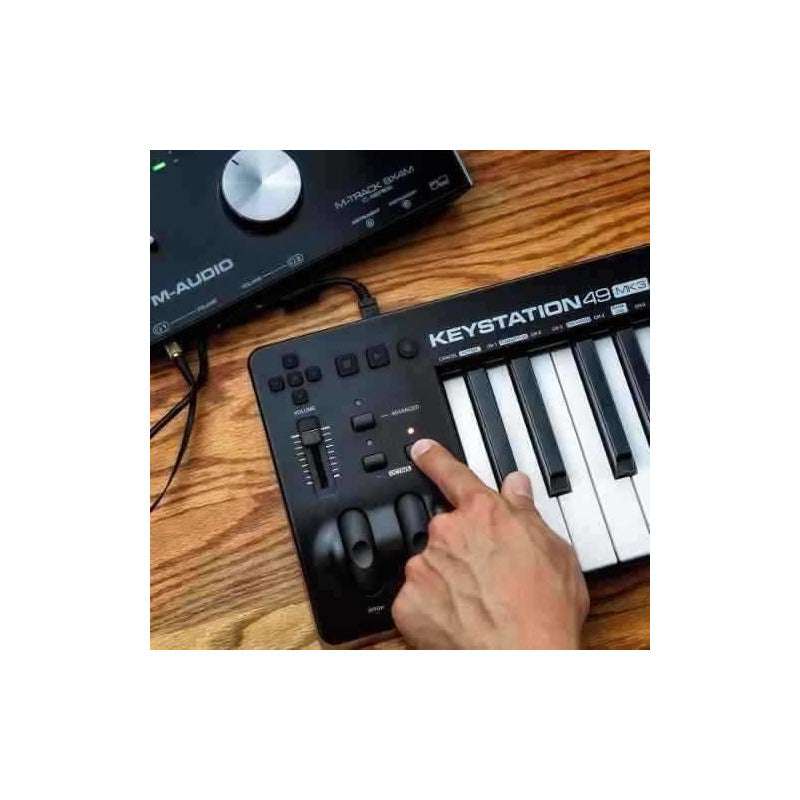 M Audio Keystation 49 Mk3 Controlador Midi Envio Gratis Negro