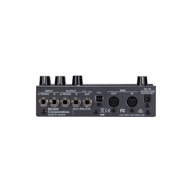 Boss Rv-500 Pedal De Efectos Reverb Negro