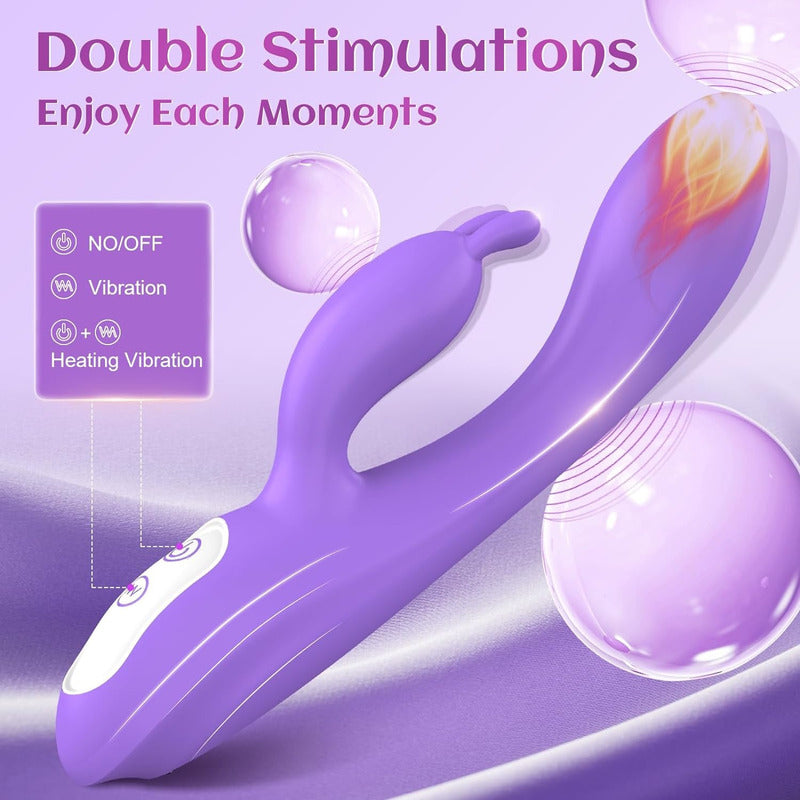 Phanxy Rabbit G Vibrador Spot Con Función De Calefacción
