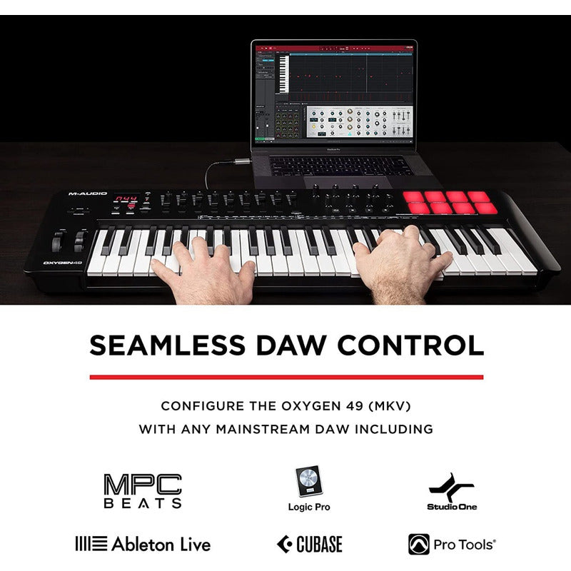 M Audio Oxygen 49 Mkv Teclado Midi Usb De 49 Teclas
