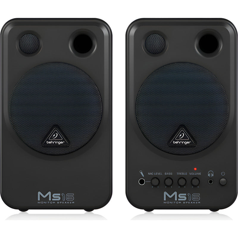 Behringer Ms16 Parlantes 16-watt Precio X Par  Negro