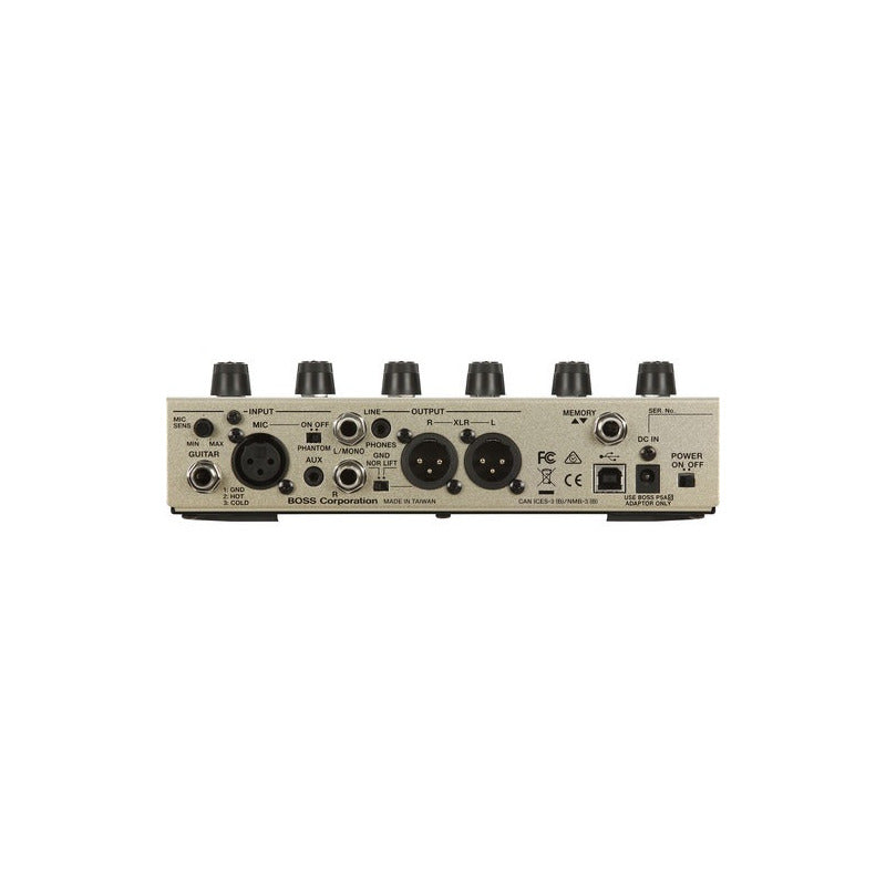 Boss Ve-8 Pedal De Efectos Acoustic Singer Effects Processor Beige