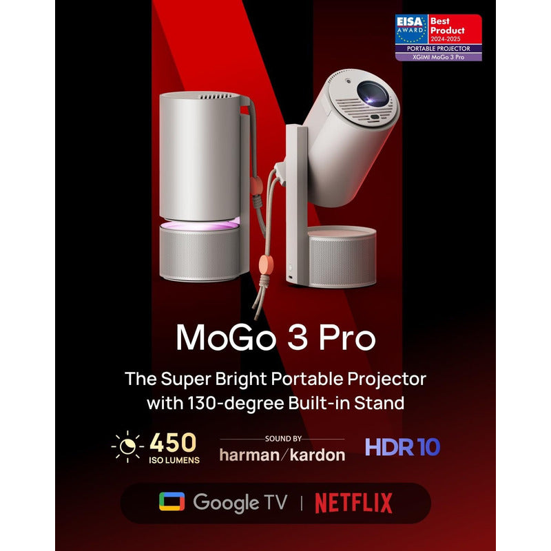 Xgimi Mogo 3 Pro Proyector Portable Para Exteriores Gris 110v