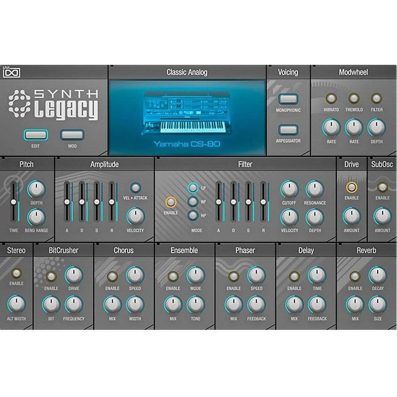 Uvi Synth Legacy - Sintetizador Vst