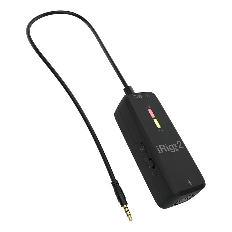 Ik Multimedia Irig Pre 2 Interfaz De Audio Con Mic Preamp Negro