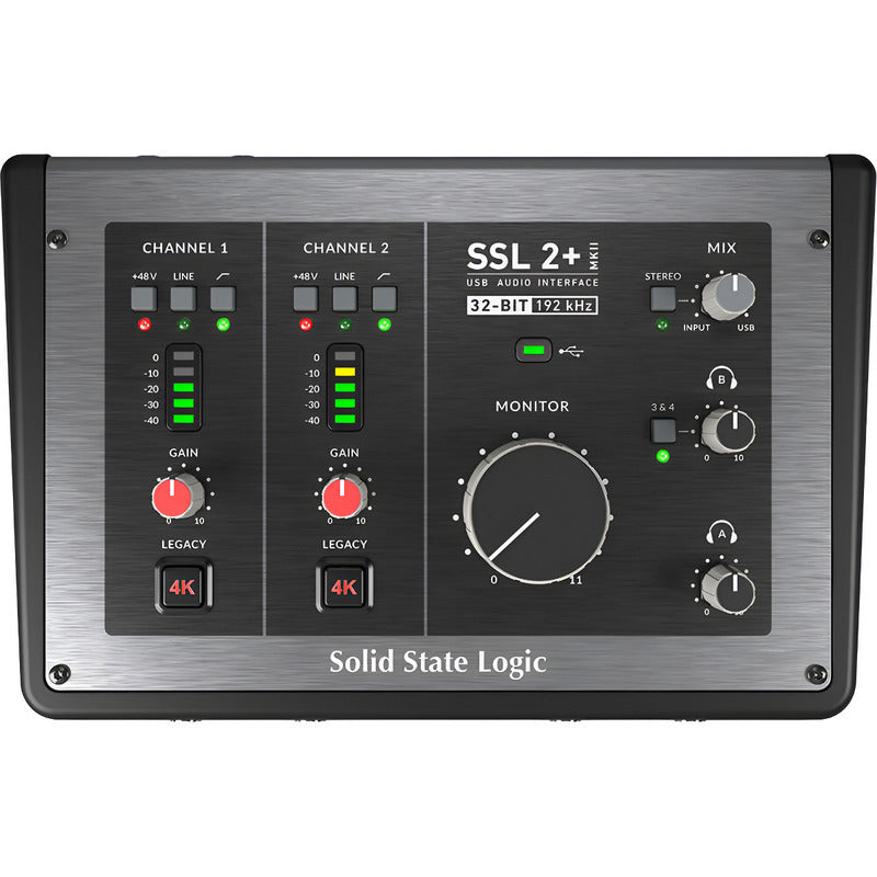 Solid State Logic Ssl 2+ Mkii Interfaz Audio Negro 110v