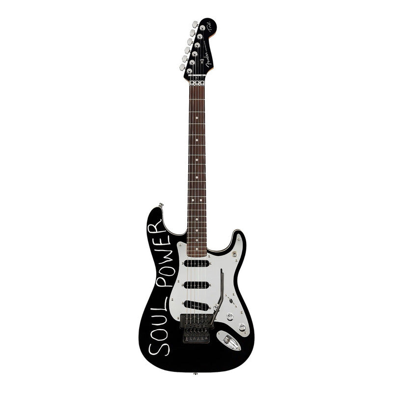 Fender Tom Morello Stratocaster Guitarra Electrica Diestro Negro Maple