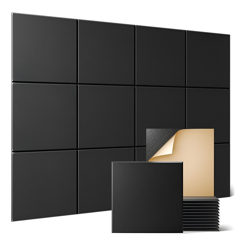 Sonicism Paneles Acústicos 30 X 30 X 1 Autoadhesivos Pack 12