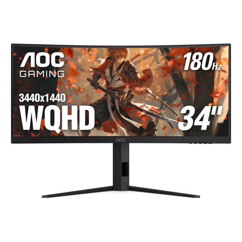 Aoc 34 Monitor Ultrawide Curved Gaming Cu34g4v Negro 110v