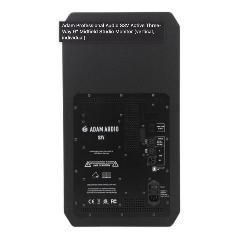 Adam Audio S2v Monitor De Estudio 110v Negro