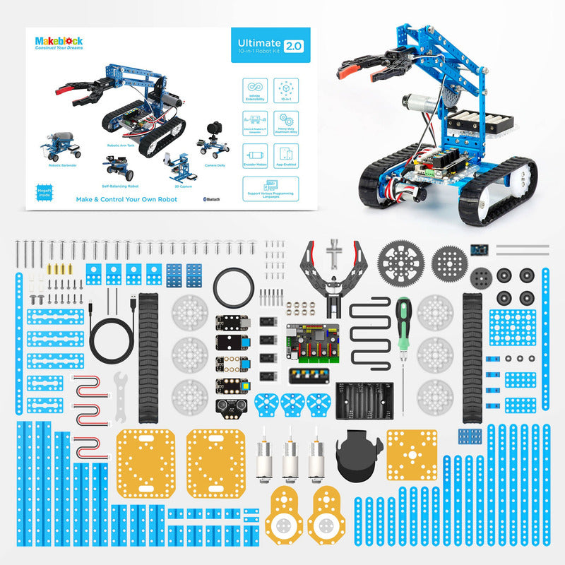 Makeblock Mbot Ultimate 10 En 1 Kit Robótico Educativo Azul