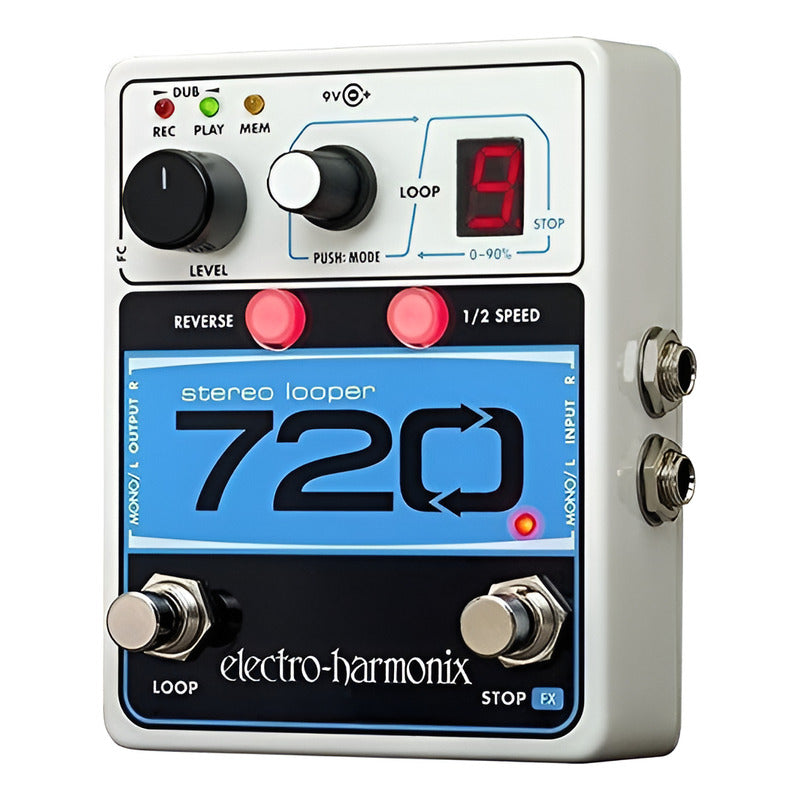 Electro-harmonix 720 Stereo 10 Loops Y 12 Min De Grabación  Blanco