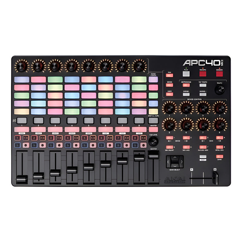 Akai Apc40 Mk2 Controlador Ableton  Negro