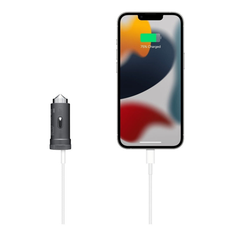 Mophie Cargador De Coche Usb-c De 20 W Apple Suport Negro