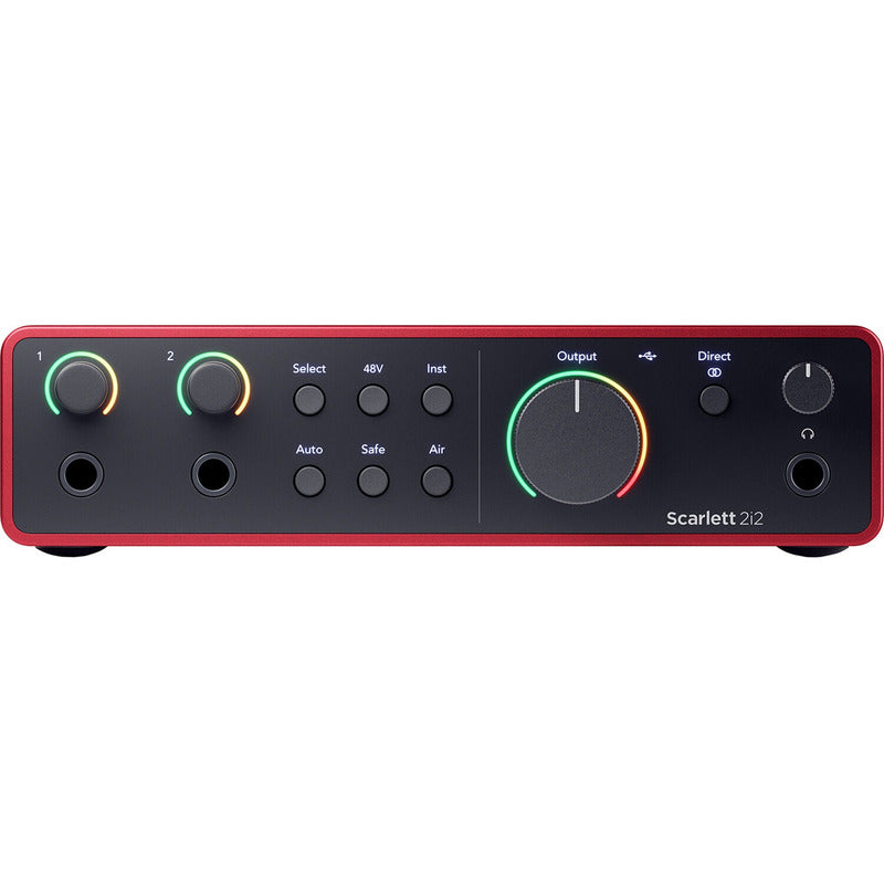 Focusrite Scarlett 2i2 Usb-c Audio Interface 4th Gen Rojo N/a