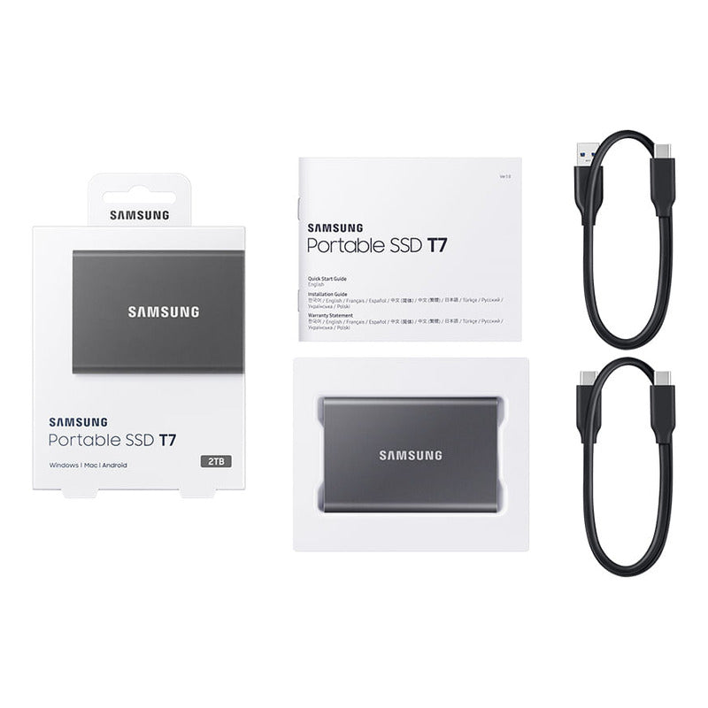 Samsung T7 2tb Ssd Disco Duro Portatil Usb C