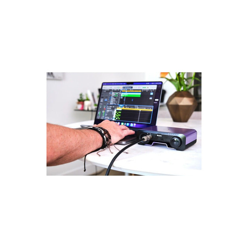 Apogee Electronics Boom Interfaz De Audio 2x2 Usb C Morada