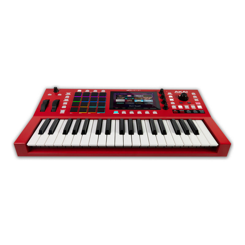 Akai Professional Mpc Key 37 Workstation Seq Key Standalone 110/220v Rojo