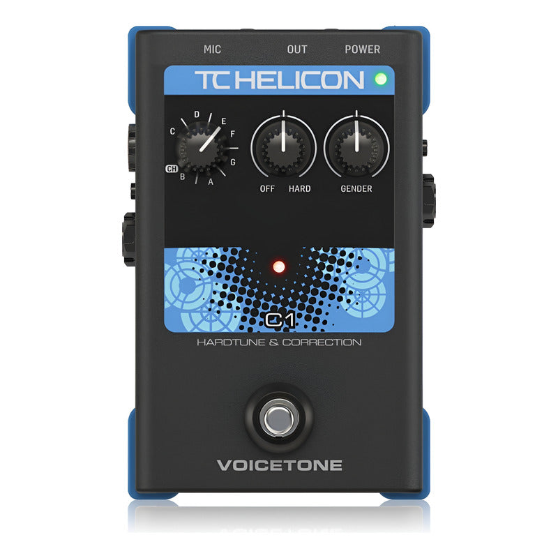 Tc Helicon Voicetone Single C1 Hardtune & Correction Negro