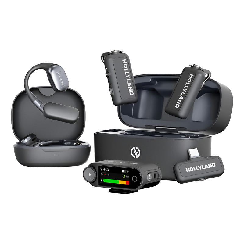 Hollyland Lark Max 2 Ultimate Microfono Wireless 2 Personas Negro