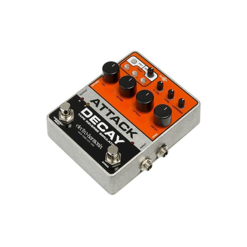 Electro-harmonix Attack Pedal De Efectos Decay Naranja-negro-blanco
