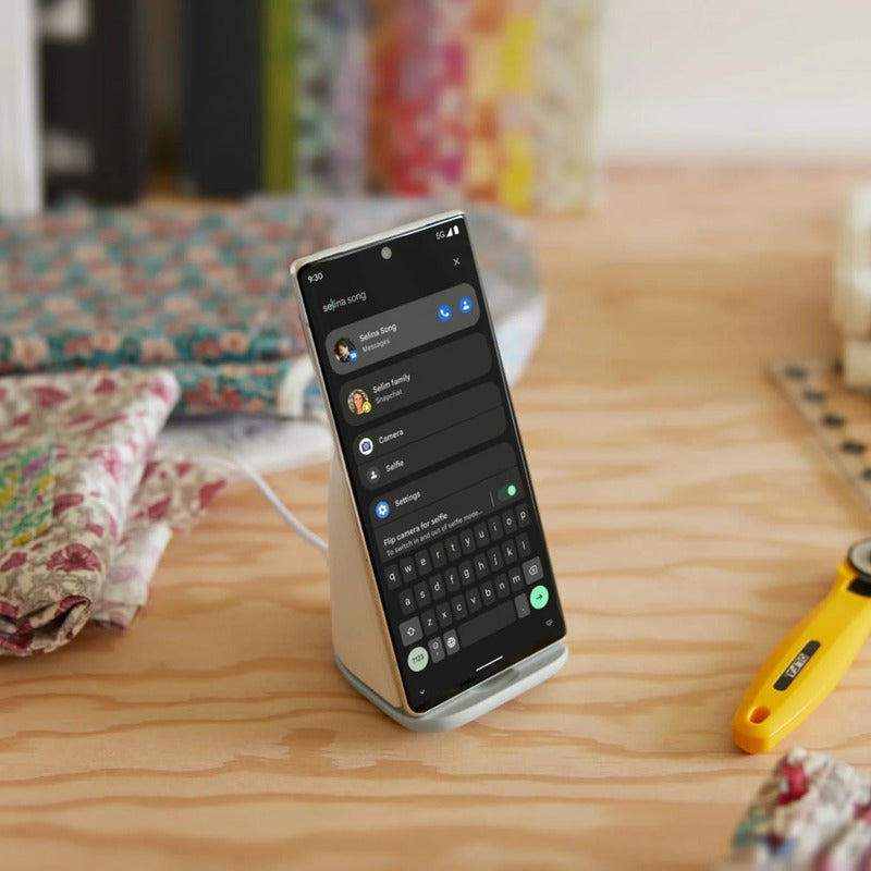 Google Pixel Stand 2 Gen Cargador Inalámbrico Carga Rápida Blanco