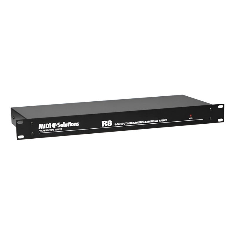 Midi Solutions R8 Relay Array Interfaz Midi  Negro