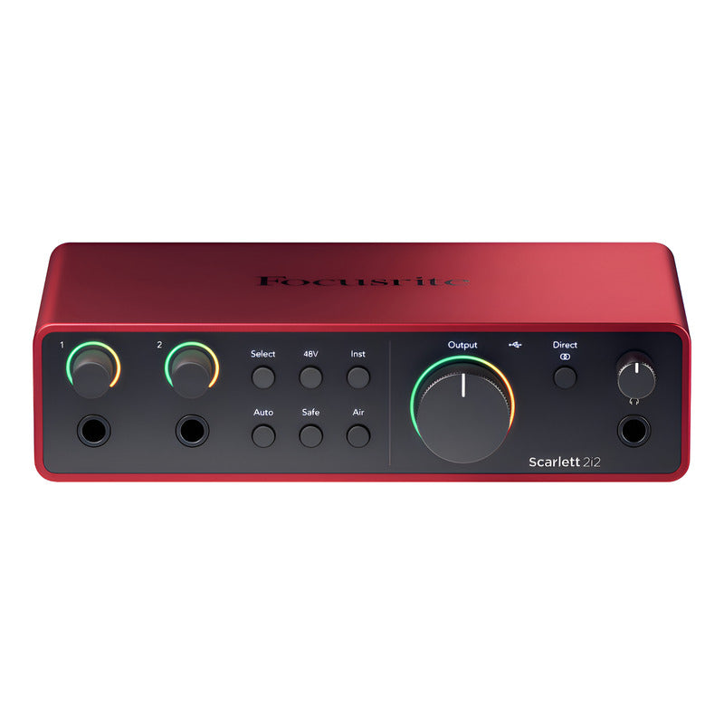 Focusrite Scarlett 2i2 Usb-c Audio Interface 4th Gen Rojo N/a
