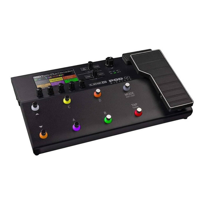 Pedal De Efecto Line 6 Pod Go Wireless  Negro Negro