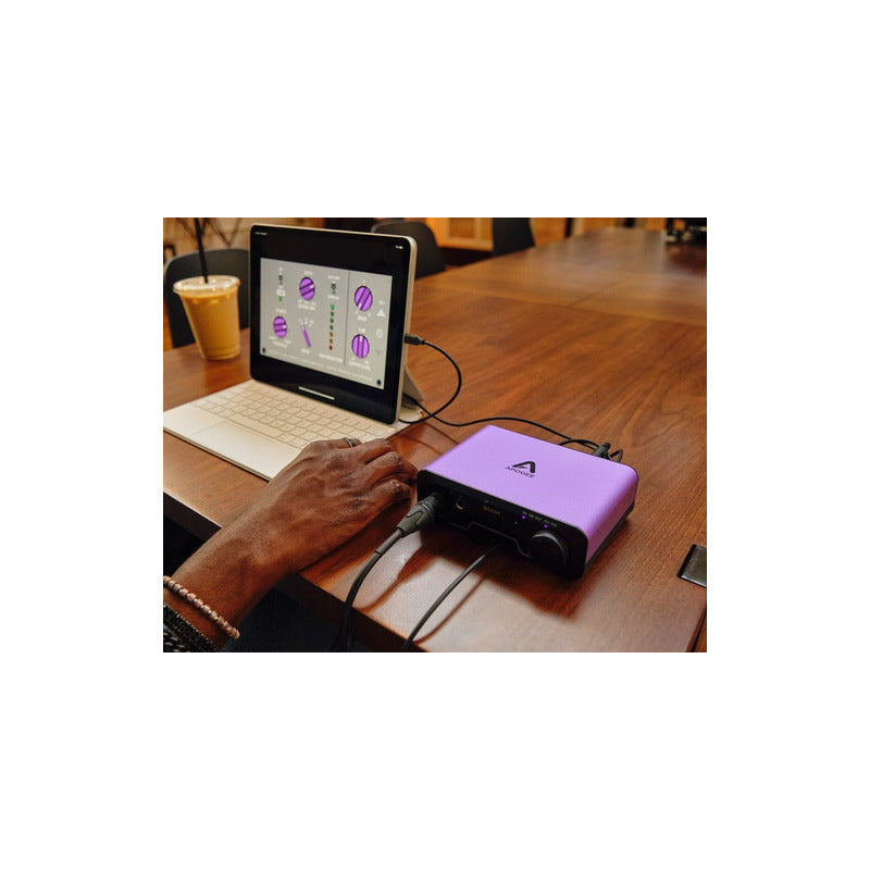 Apogee Electronics Boom Interfaz De Audio 2x2 Usb C Morada