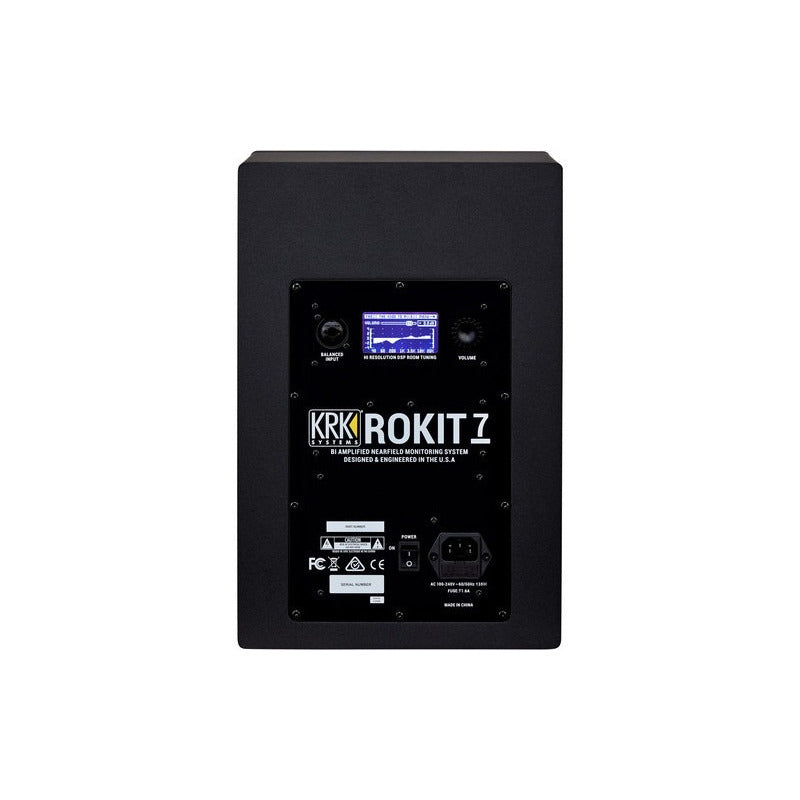 Krk Rokit 7 G4 Monitor Estudio Biamplificado Negro