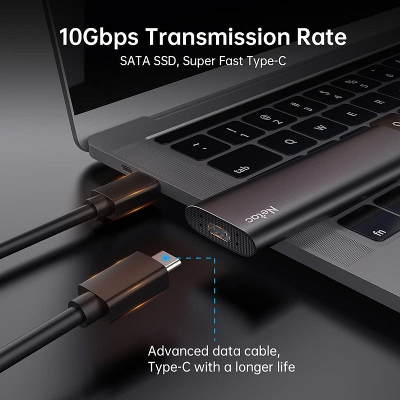 Netac Zslim Disco Duro Externo Ssd 500 Gb Usb 3.2 Negro