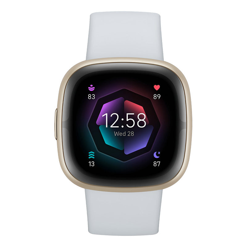 Fitbit Sense 2 Reloj Inteligente Salud Y Fitnesss Oro Azul Niebla