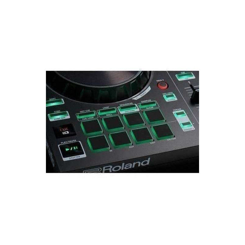 Roland Dj 202 Controlador Dj Serato Con Drum Machine Negro
