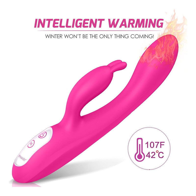 Phanxy Rabbit G Vibrador Spot Con Función De Calefacción
