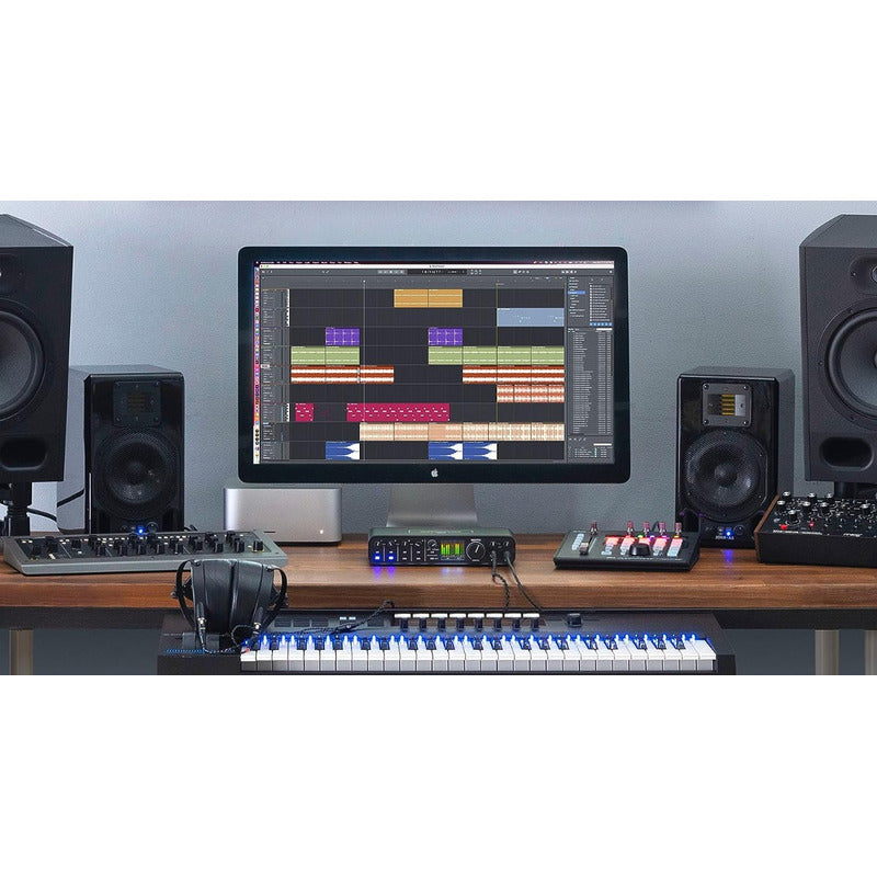 Motu M6 Interfaz De Audio Midi Usb-c 6x4 192 Khz 24 Bit Negro