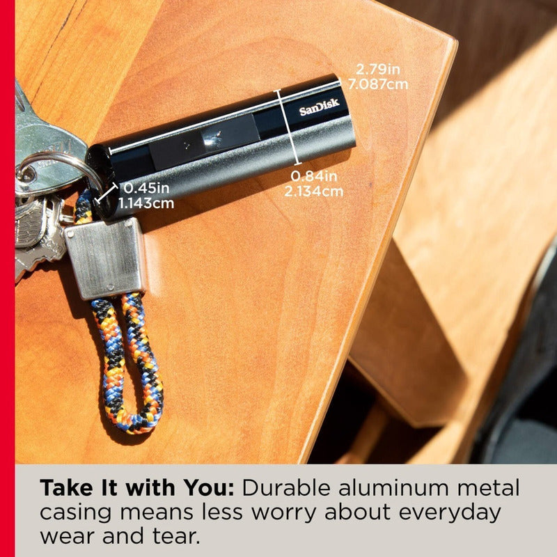 Sandisk Extreme Pro 128gb Memoria Usb 3.2 De Estado Solido Negro