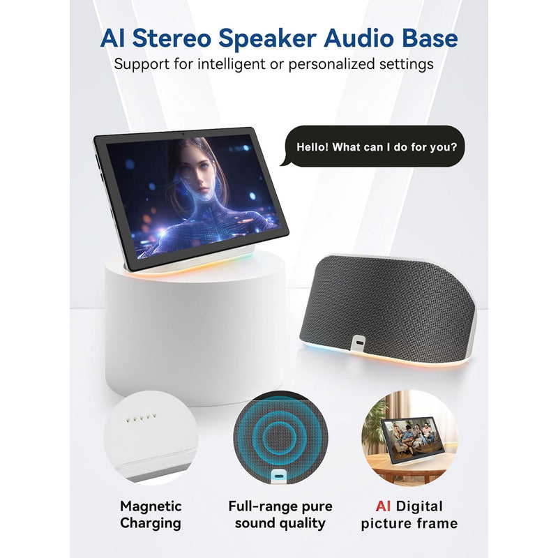 Jeazans Cpu 8 Core 14 Gb Ram 64 Gb Con Altavoz Base Carga Negro