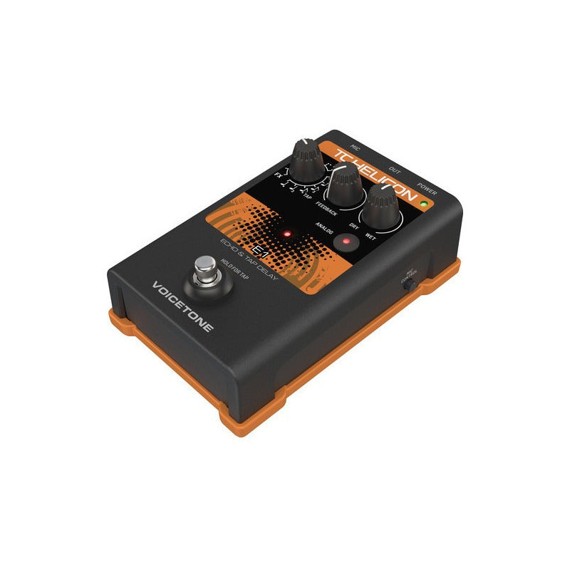 Tc Helicon Voicetone Single E1 Echo & Tap Delay Negro