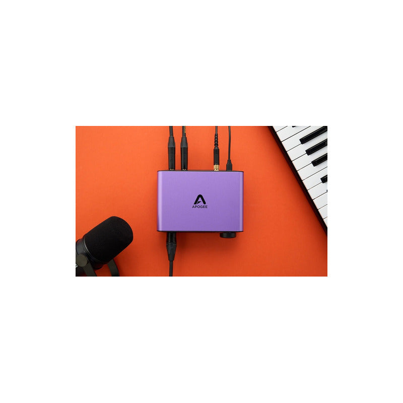 Apogee Electronics Boom Interfaz De Audio 2x2 Usb C Morada