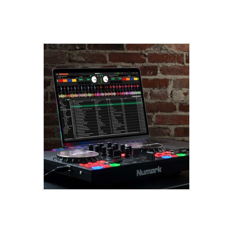 Numark Party Mix Live Controlador Dj Parlantes Show De Luces Negro