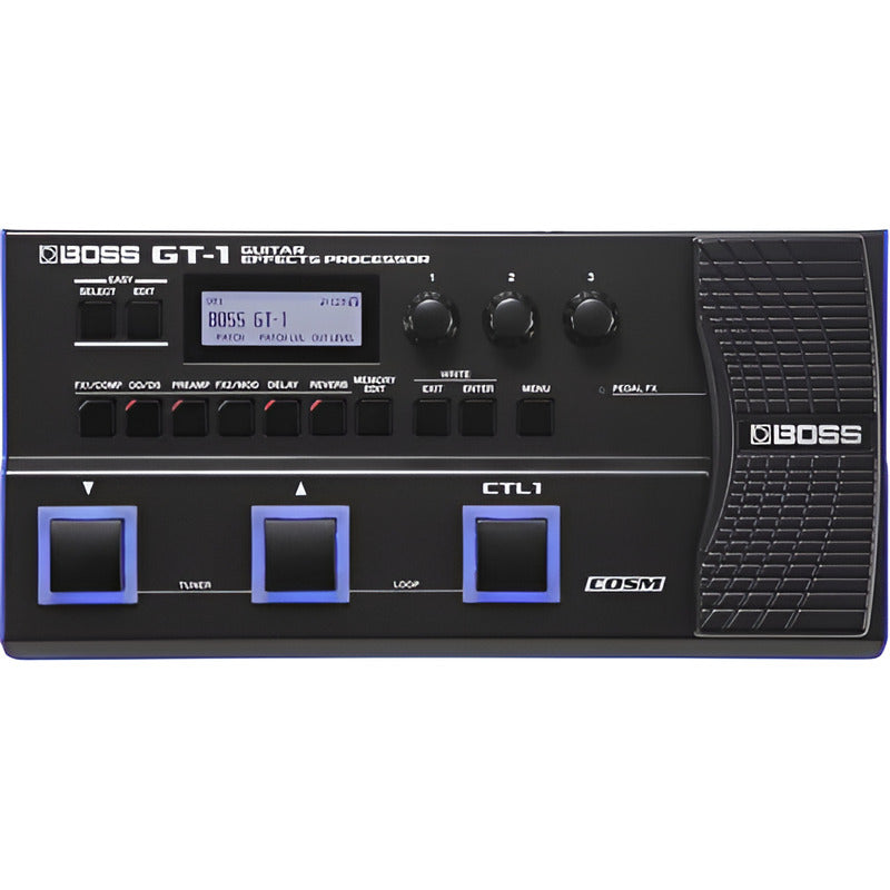 Boss Gt-1 Pedal Multiefectos Para Guitarra Negro